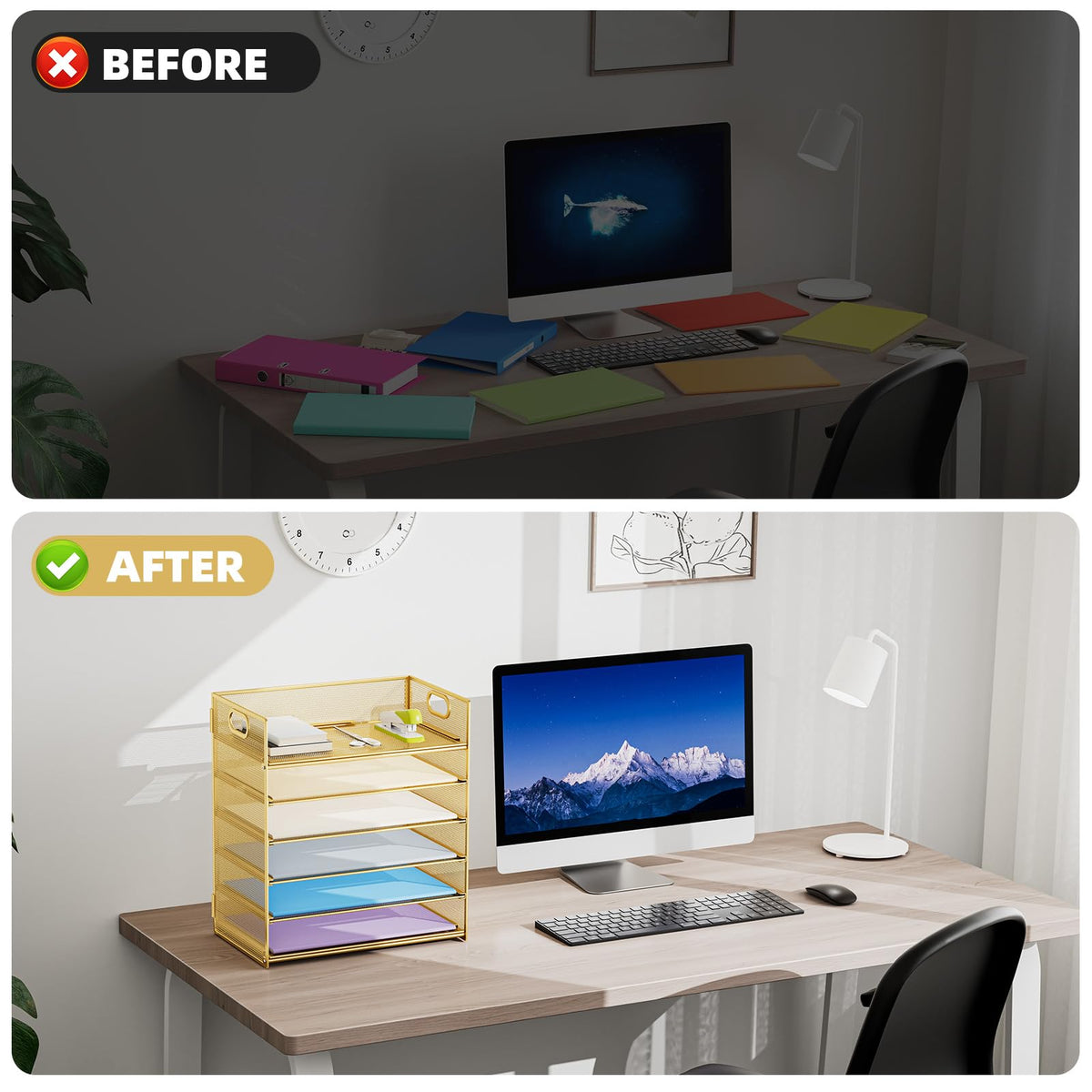 Paper Letter Tray Organizer