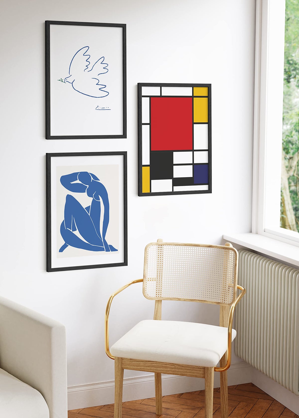 20x30 Black Oak Frame Set of 3 (3 Count)