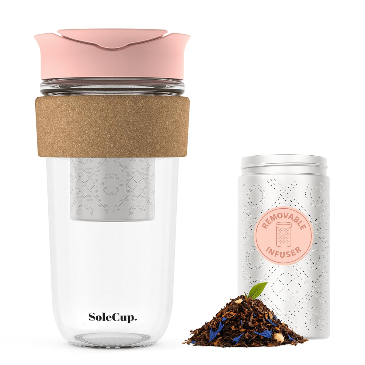 Large Travel Mug Loose Tea Infuser