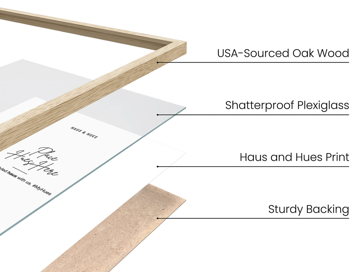 18x24 Natural Oak Wood Picture Frames Set of 25