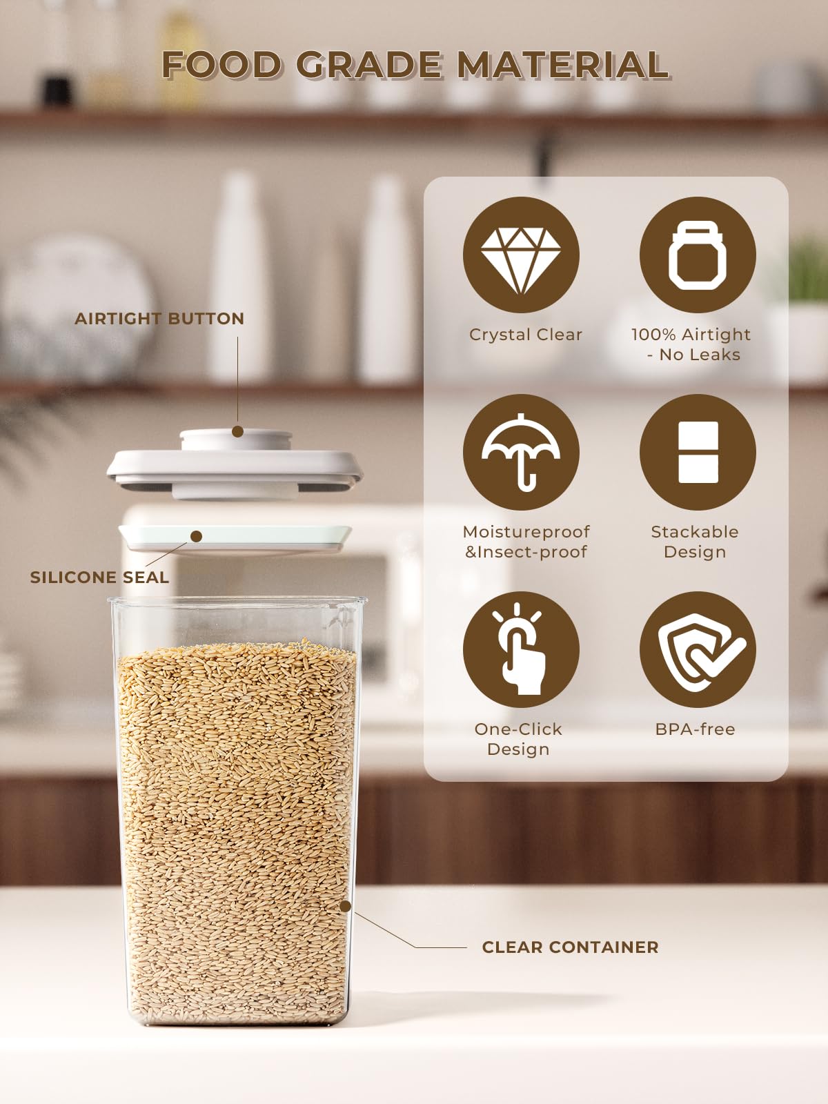 Airtight Food Storage Container