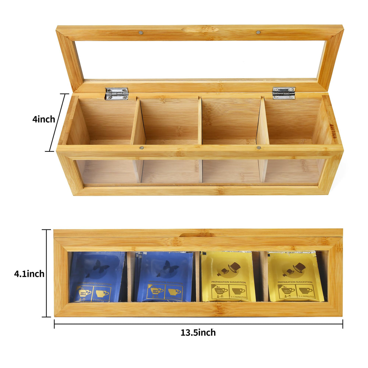 Tea Bag Organizer (4 Count)