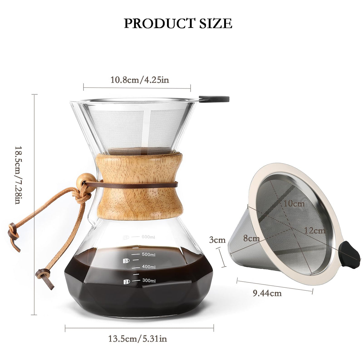 Pour Over Coffee Maker
