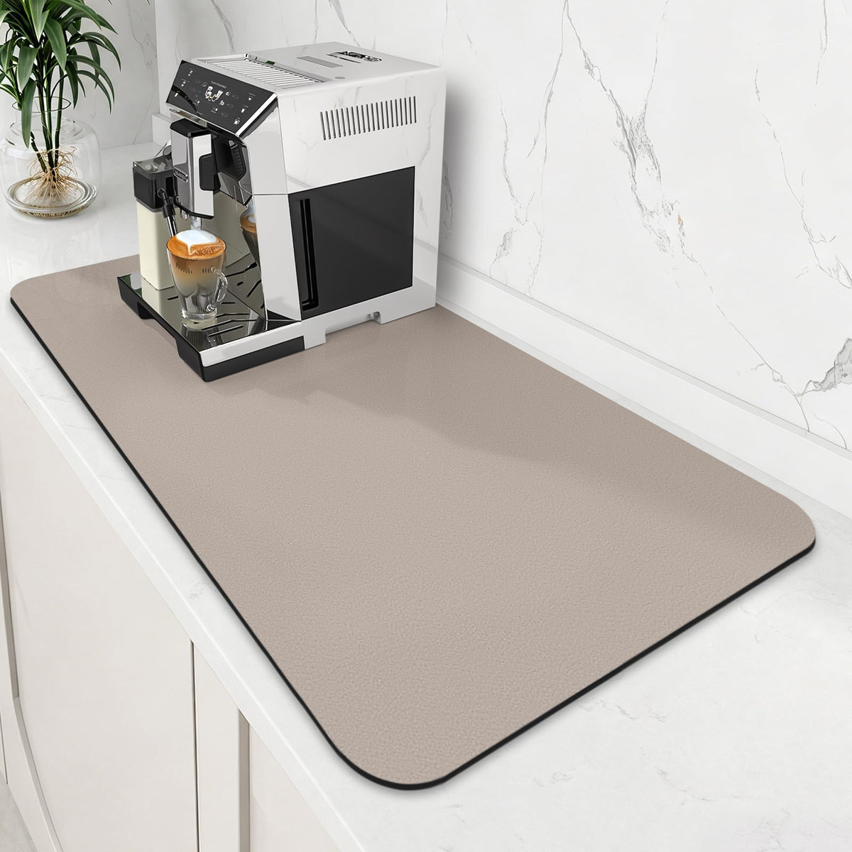 Coffee Mat Super Absorbent Dish Drying Mat Coffee Bar Mat 18"x 32"