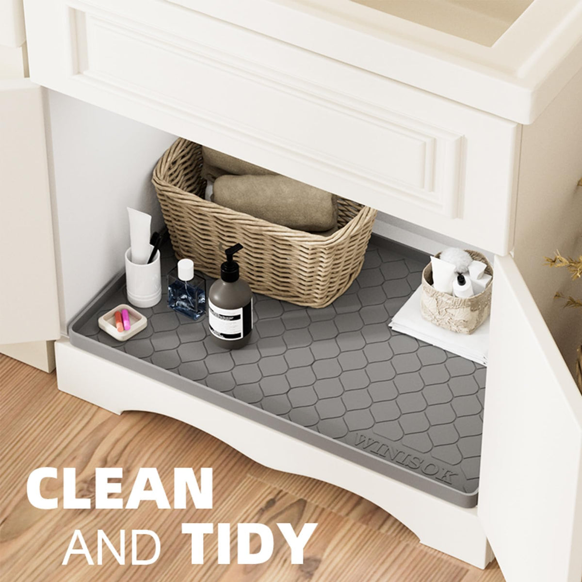 Waterproof Under Sink Mat 40" x 19"