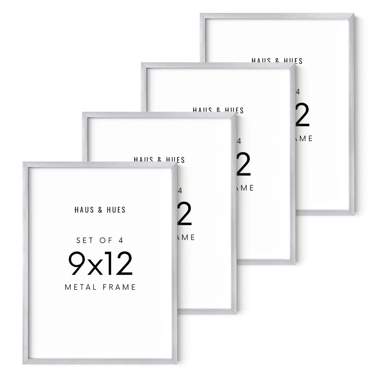 9x12 Silver Metal Picture Frames