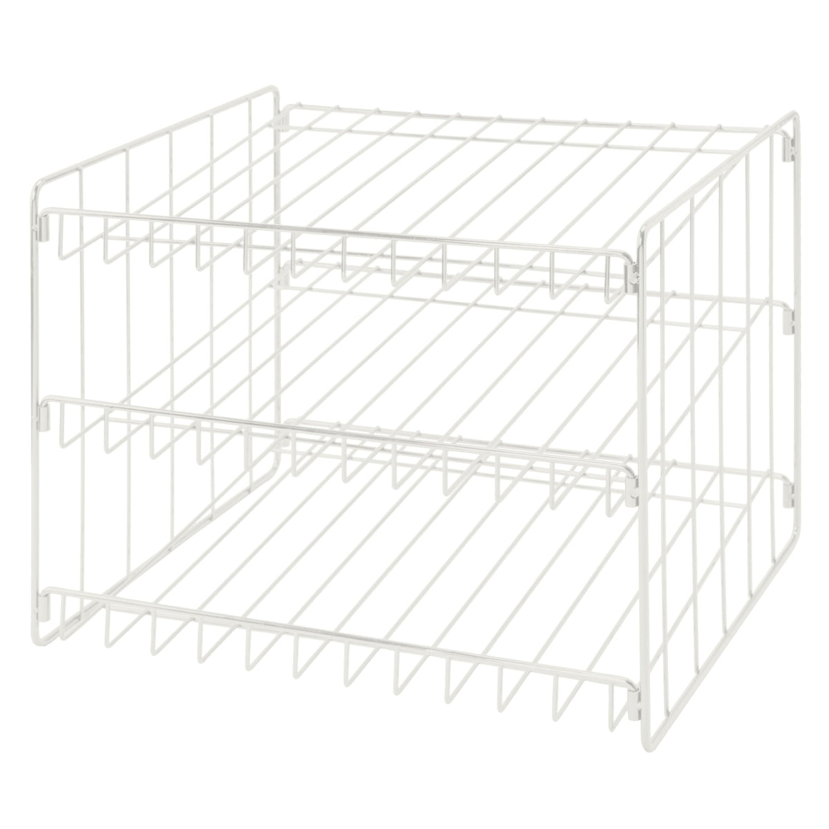 3 Tier Can Storage Organizer Rack in White