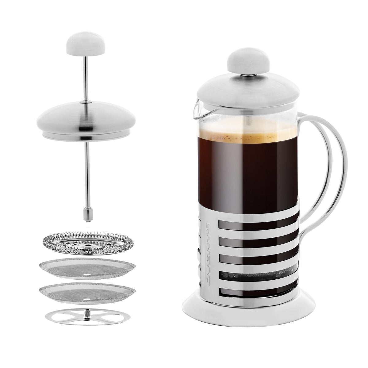 French Press Coffee Maker 12oz with 4 Filters System