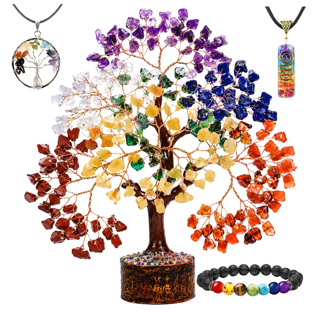 7 Chakra Crystal Tree of Life w