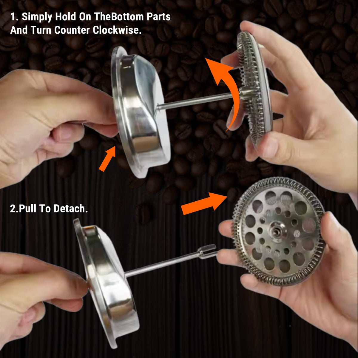 French Press Coffee Filter Replacement 5 Pack (5 Count)