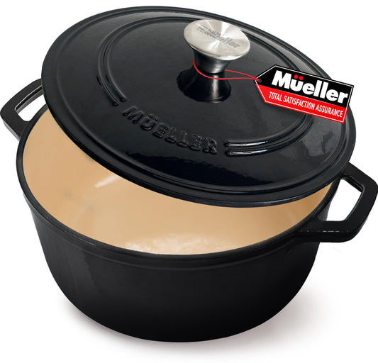 7.5 QT Enameled Cast Iron Dutch Oven