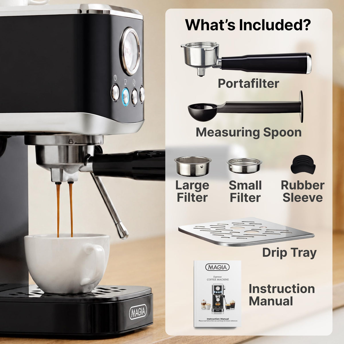 Magia Compact Espresso Machine