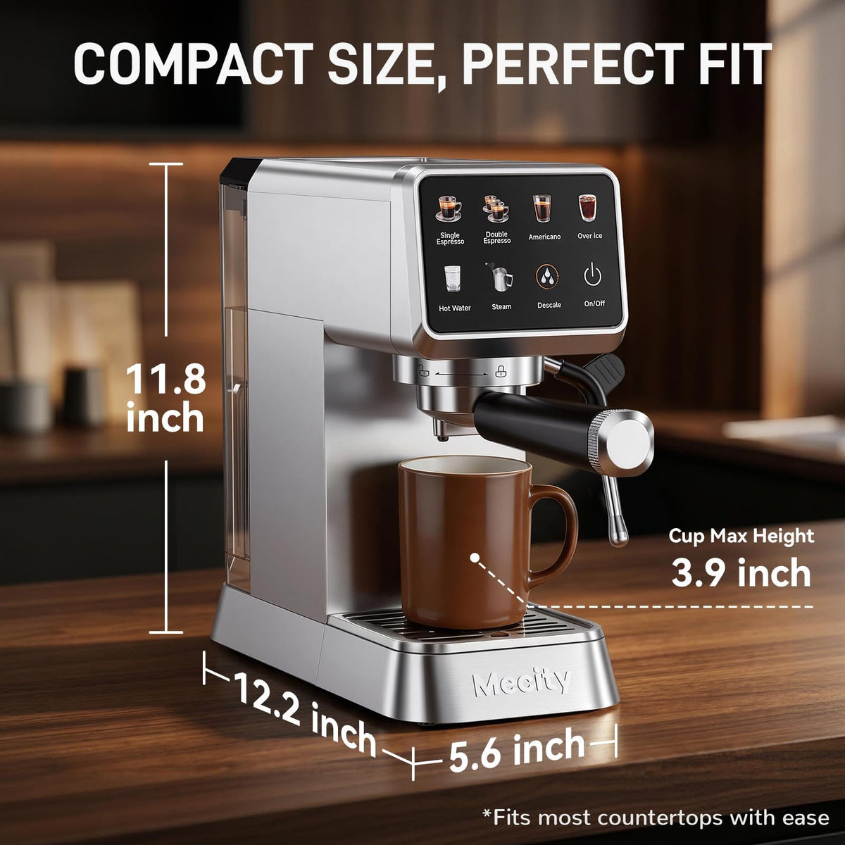 20 Bar Espresso Machine with Milk Frother