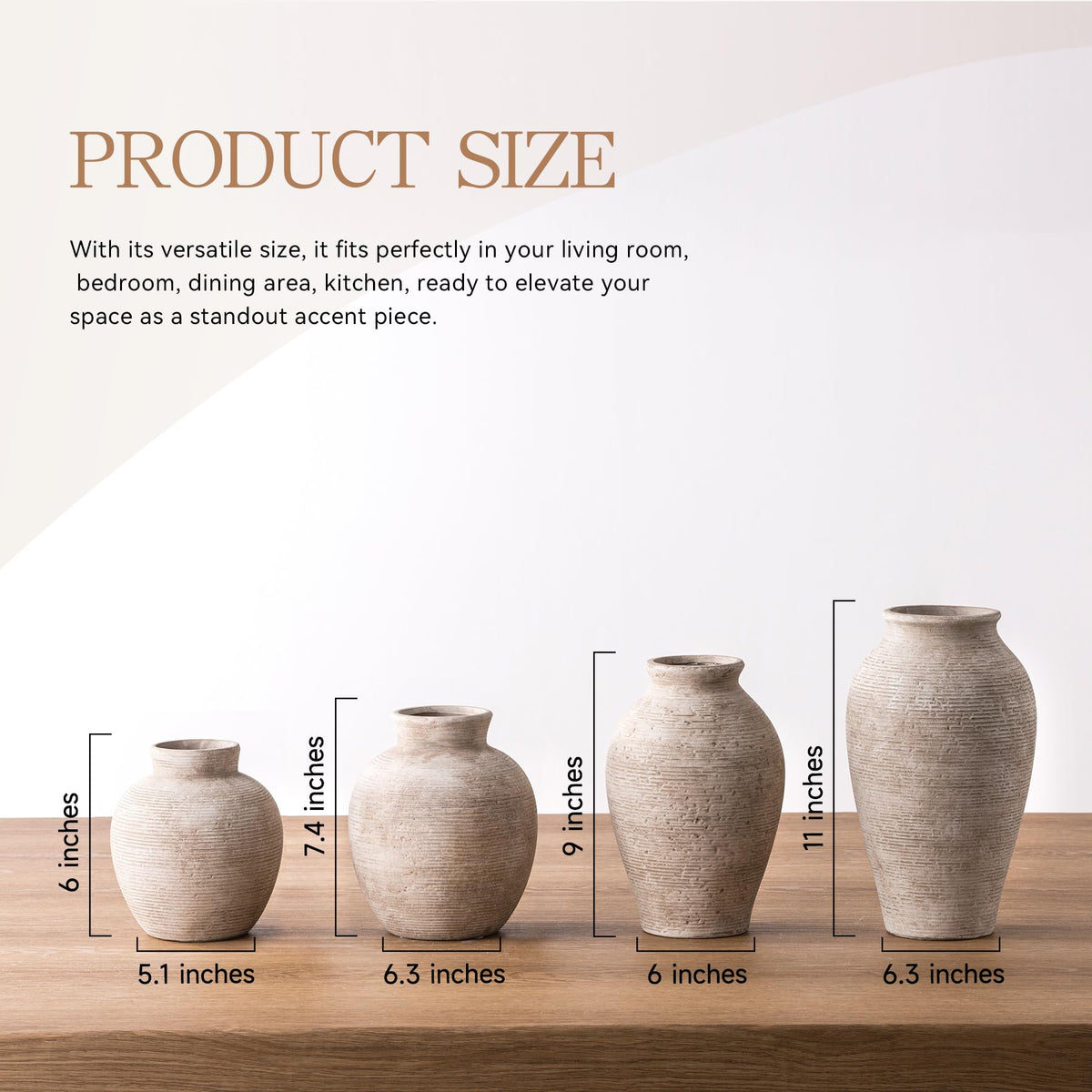 Ceramic Flower Vase Home Decor
