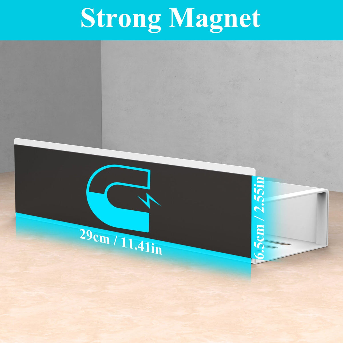 2 Pack Magnetic Spice Storage Rack Organizer for Refrigerator and Oven (2 Count)