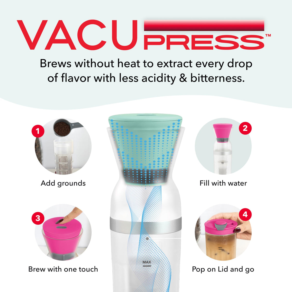 Brew2Go™ Portable Cold Brew Coffee Maker