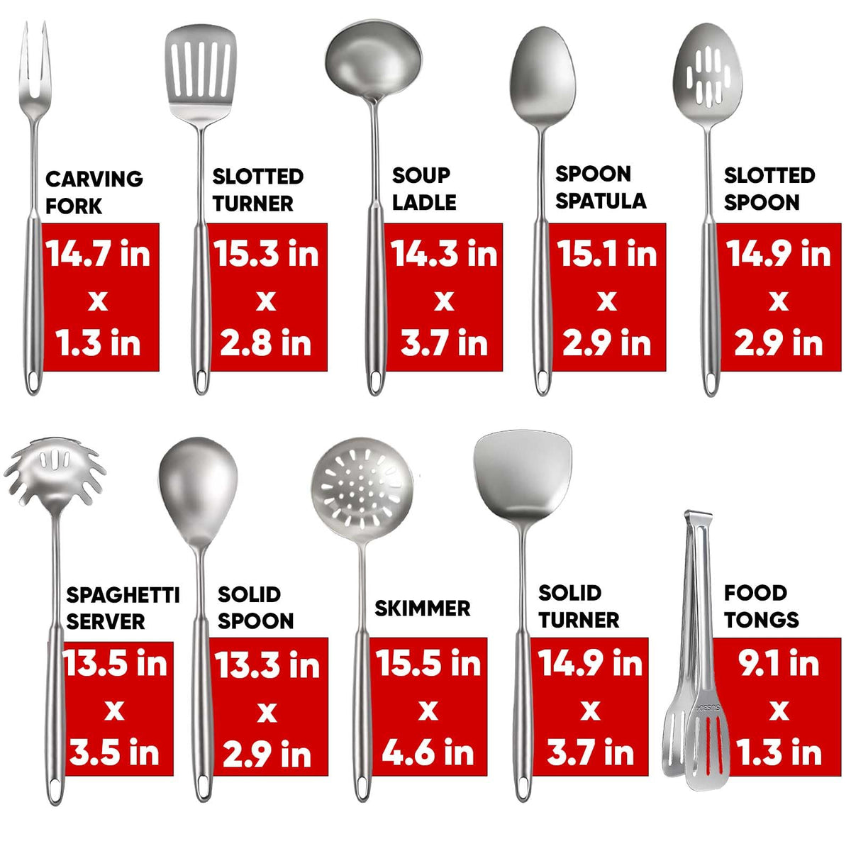 Newness 10 Pcs Cooking Utensils Set (10 Count)
