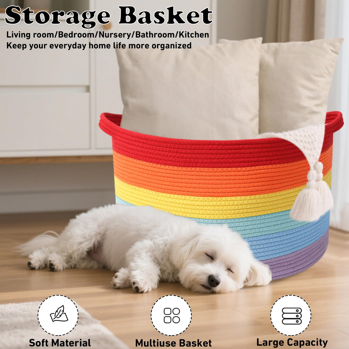 90L Large Blanket Basket