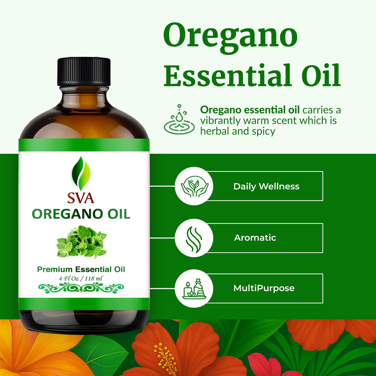 SVA Oregano Essential Oil (4 Fl Oz)