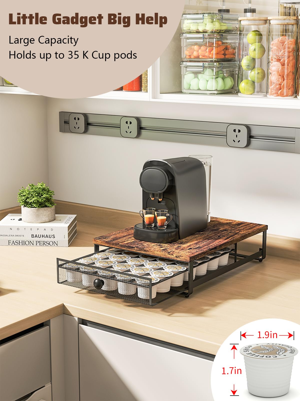Coffee Pod Storage Drawer