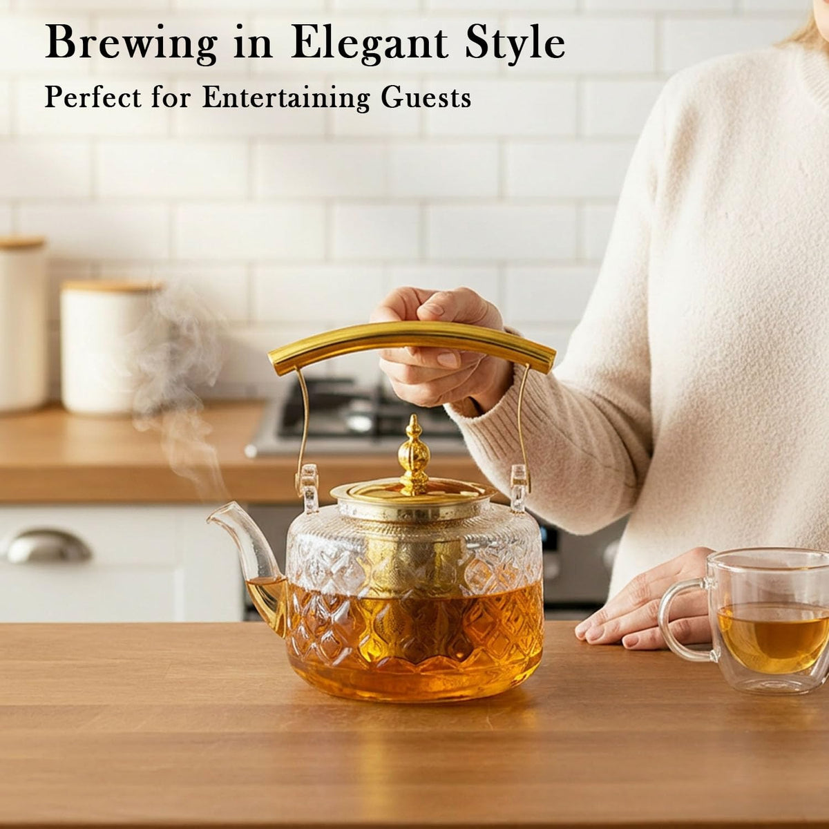 High Borosilicate Glass Teapot