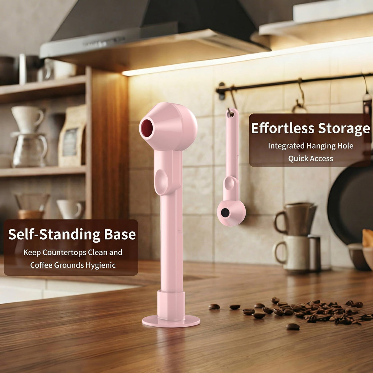 2 Pcs Coffee Scoop with Funnel for Reusable K Cup
