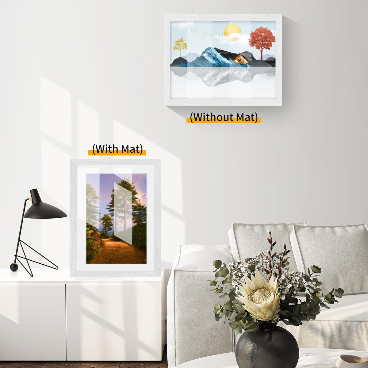 13x19 Solid Oak Wood Picture Frames (3 Count)