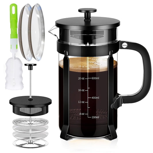 French Press Coffee Maker 304 Stainless Steel Coffee Press