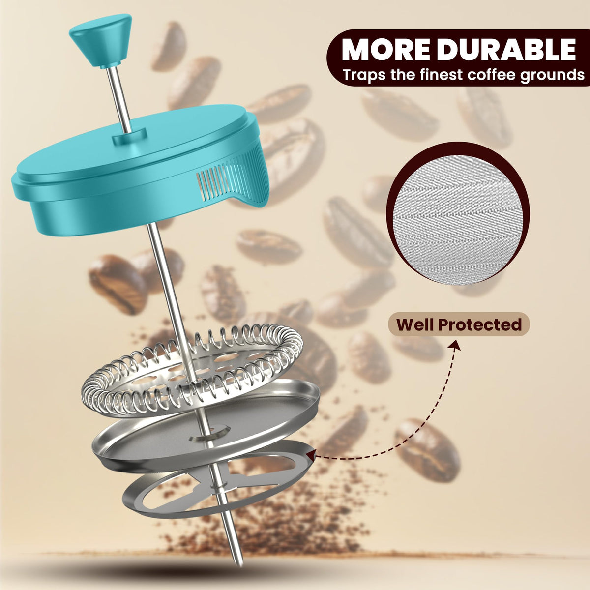 12 oz Glass French Press