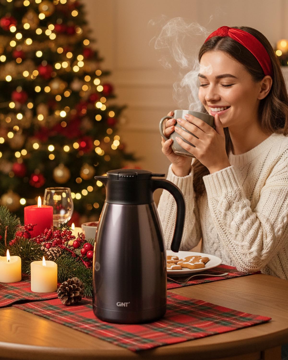 2.2L 74Oz Thermal Coffee Carafe