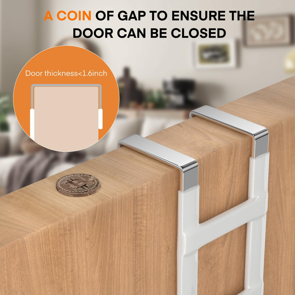 Over the Door Hooks (4 Count)