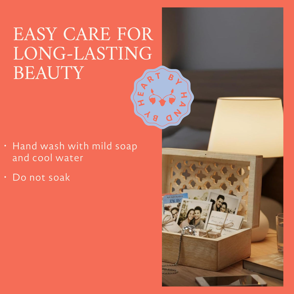 Trellis Mango Wood Storage Box