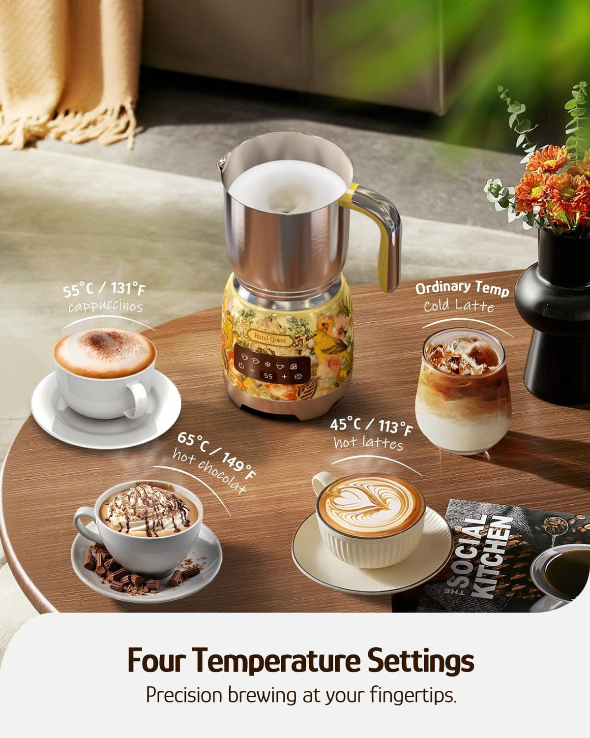 Electric Milk Frother & Steamer