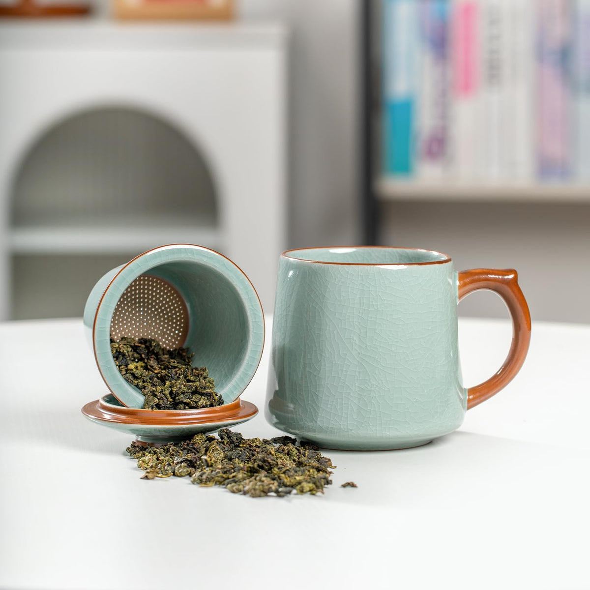 Ceramic tea cups