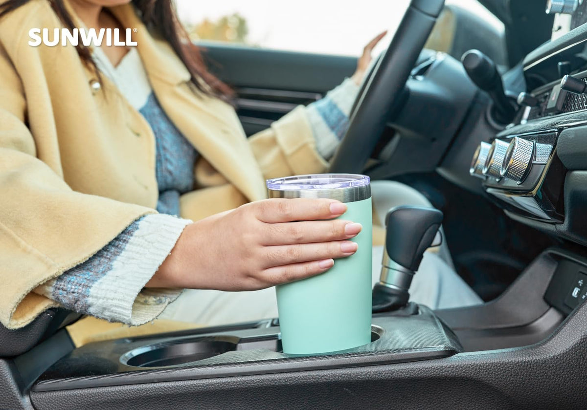Travel Coffee Mug with Lid (2 Count)