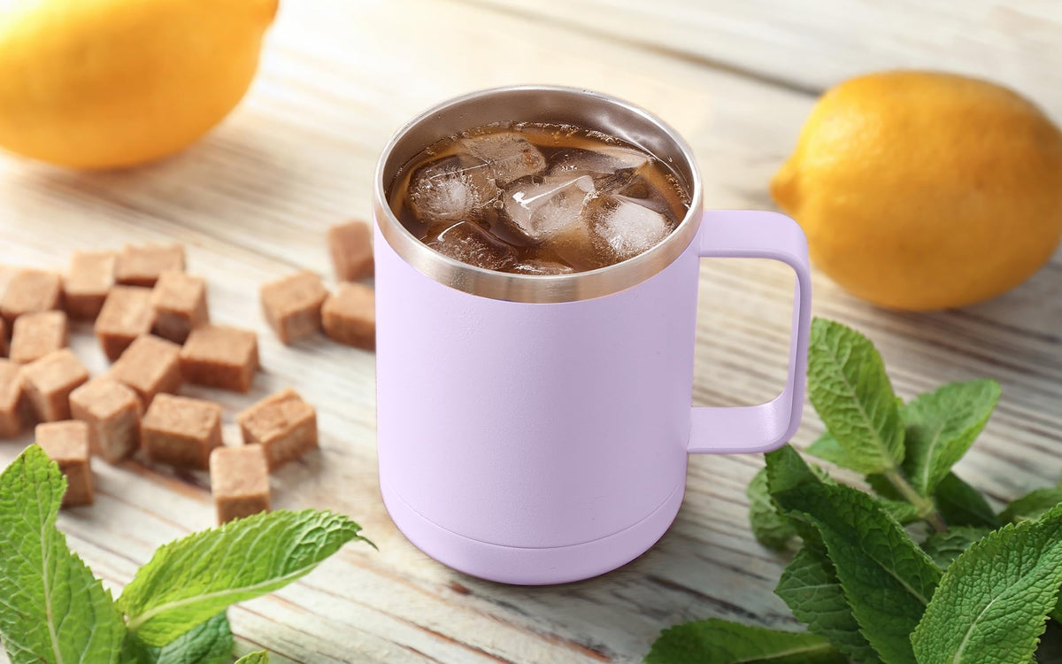12oz Coffee Mug With Handle 2 Pack Bulk (2 Count)