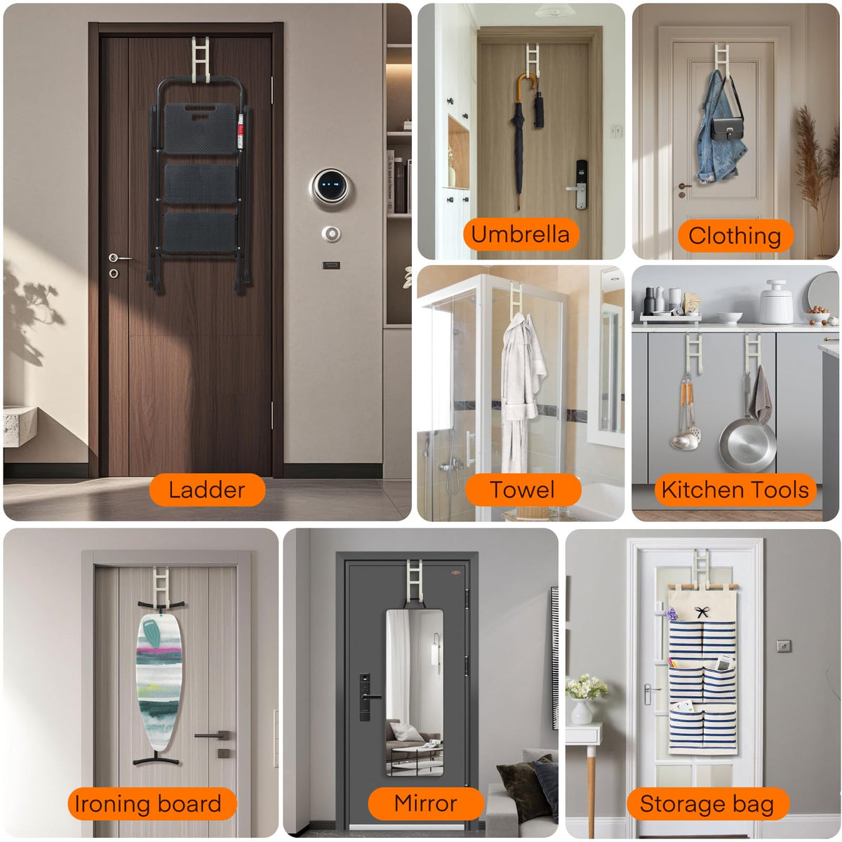 Over the Door Hooks (2 Count)