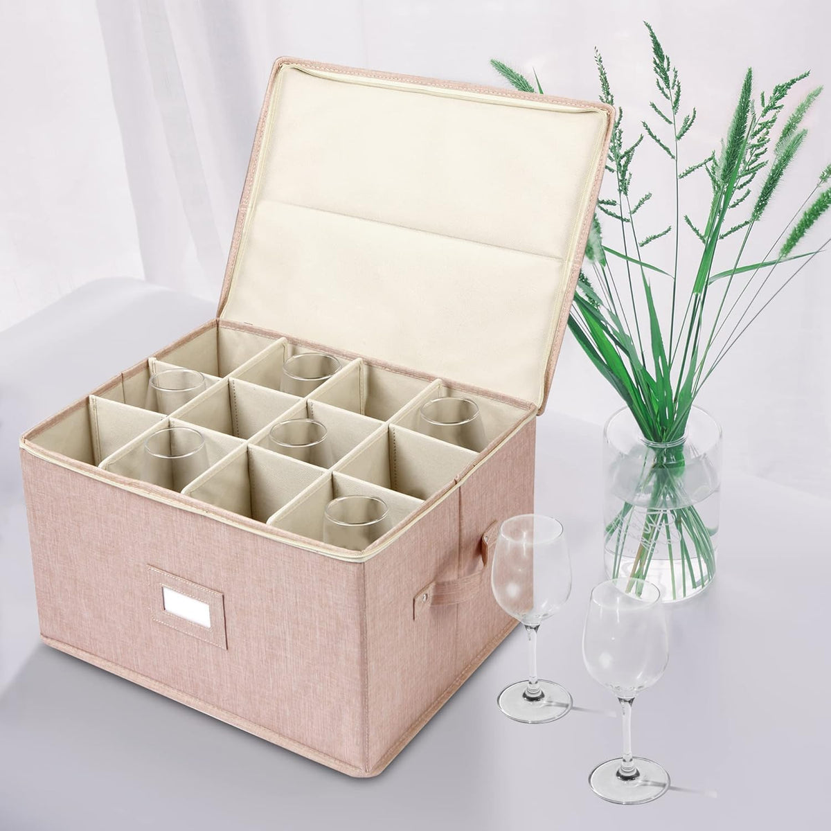 Wine Glass Storage Box (2 Count)