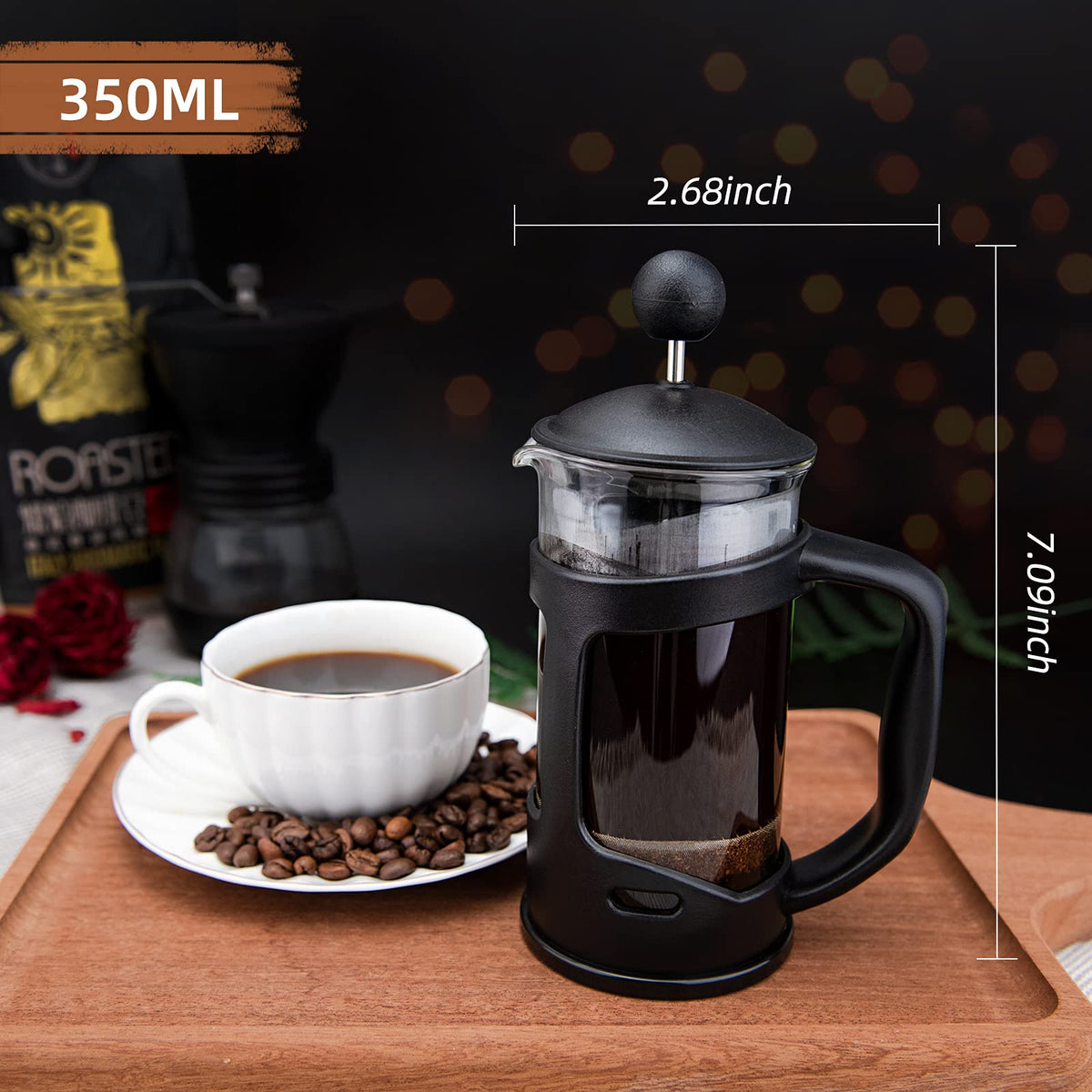 Mini French Press Coffee Maker