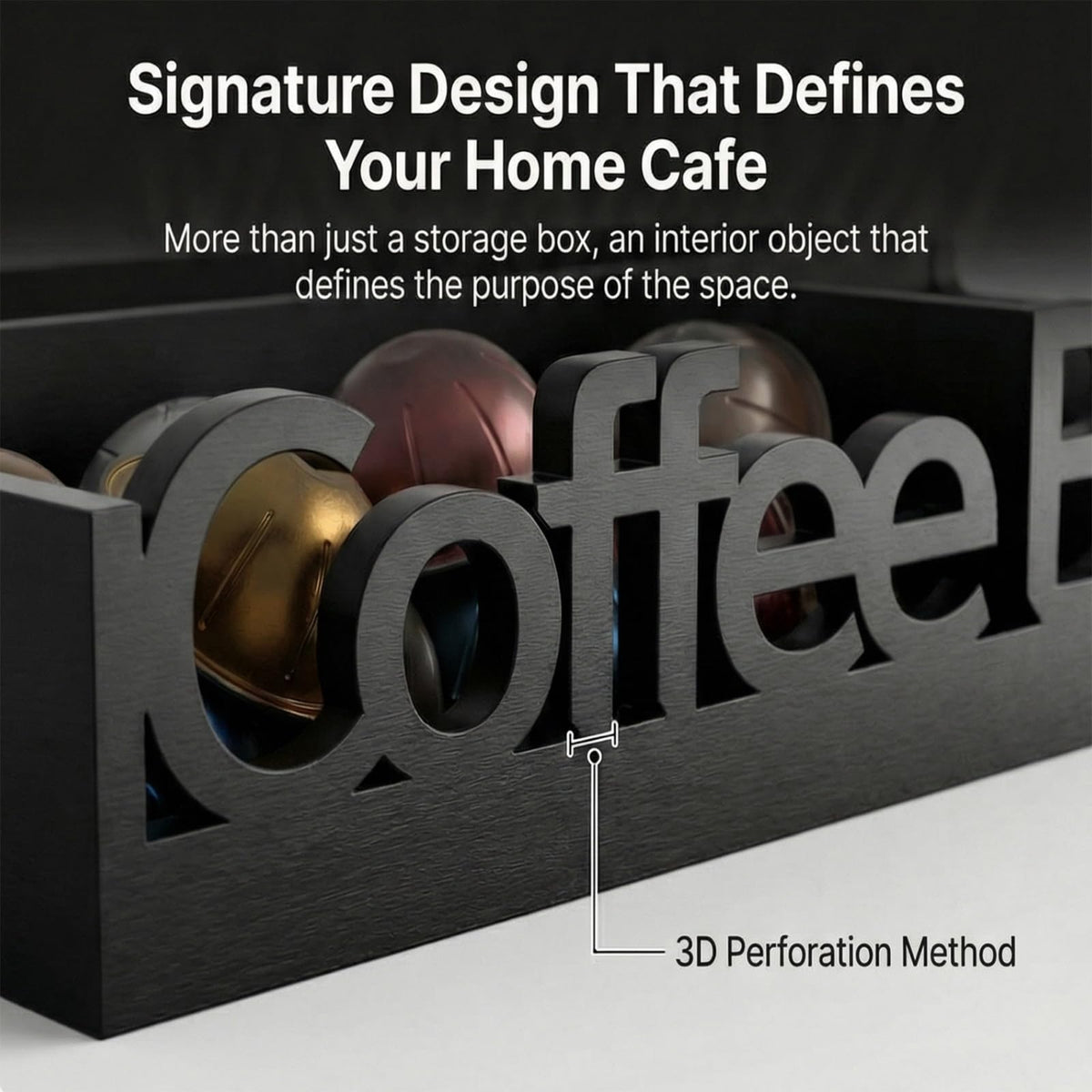 Coffee Bar Organizer Countertop