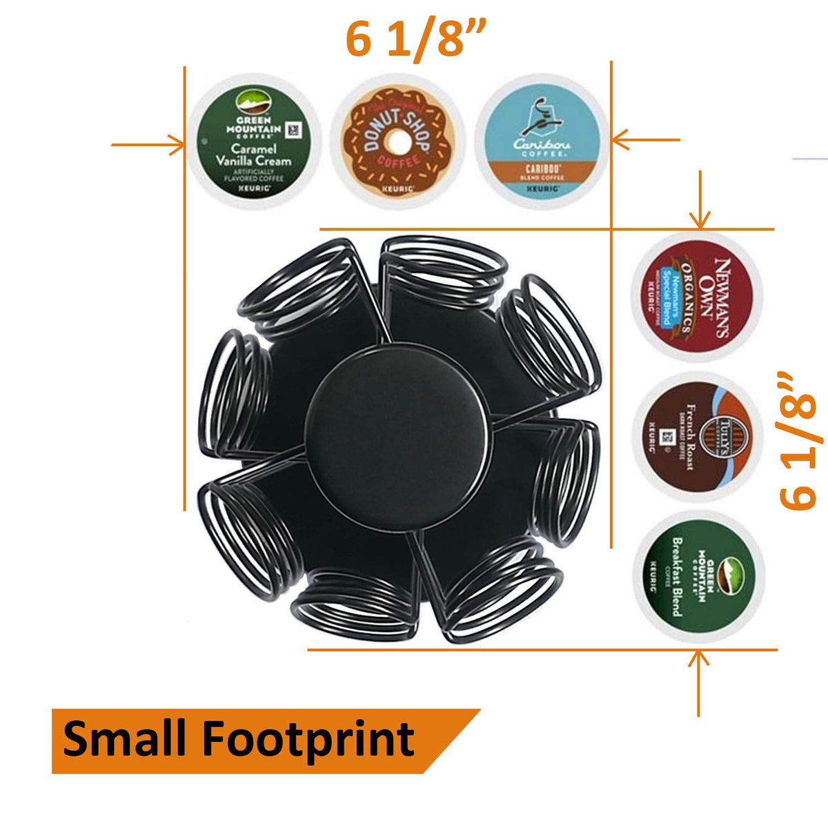 Capacity of 32 Pods K Cup Holders