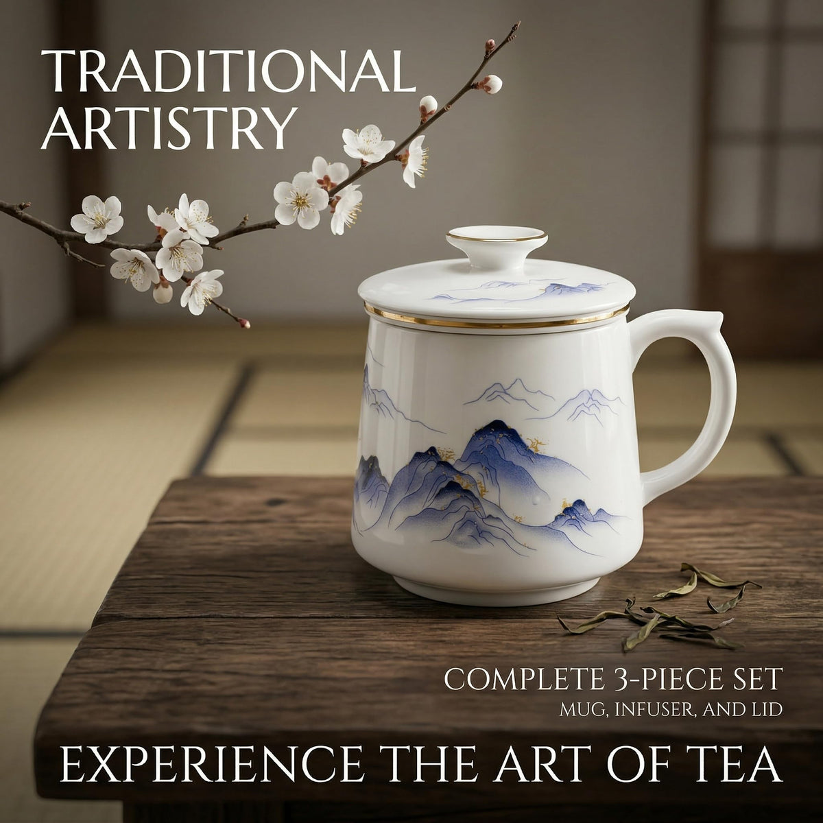 Ceramic tea cups
