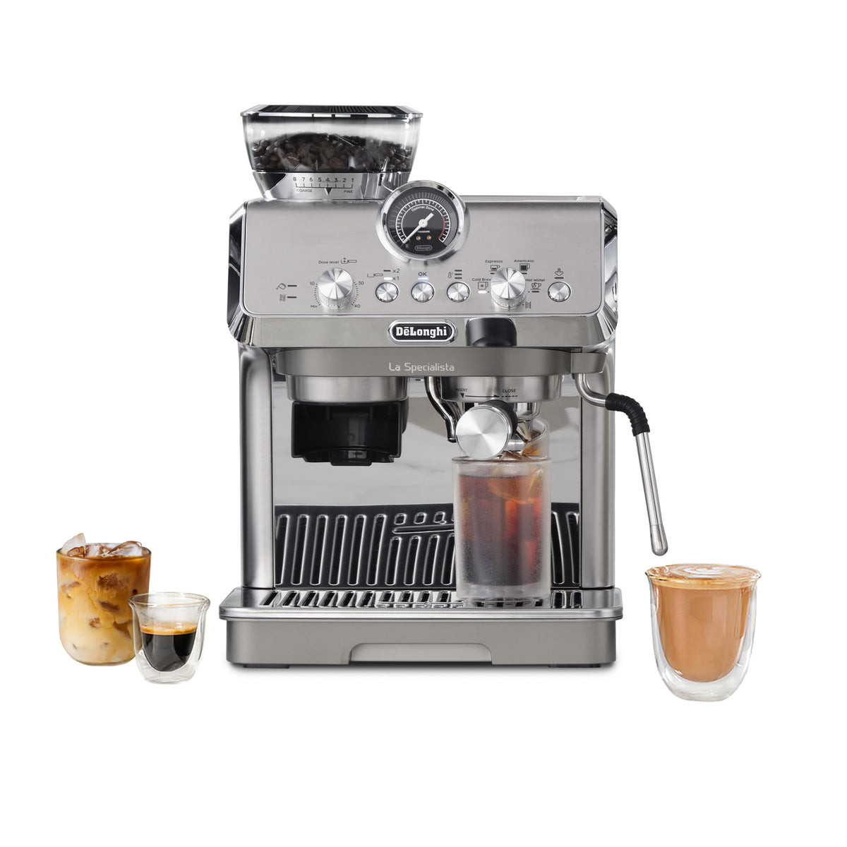 La Specialista Arte Evo Espresso Machine with Coffee Grinder