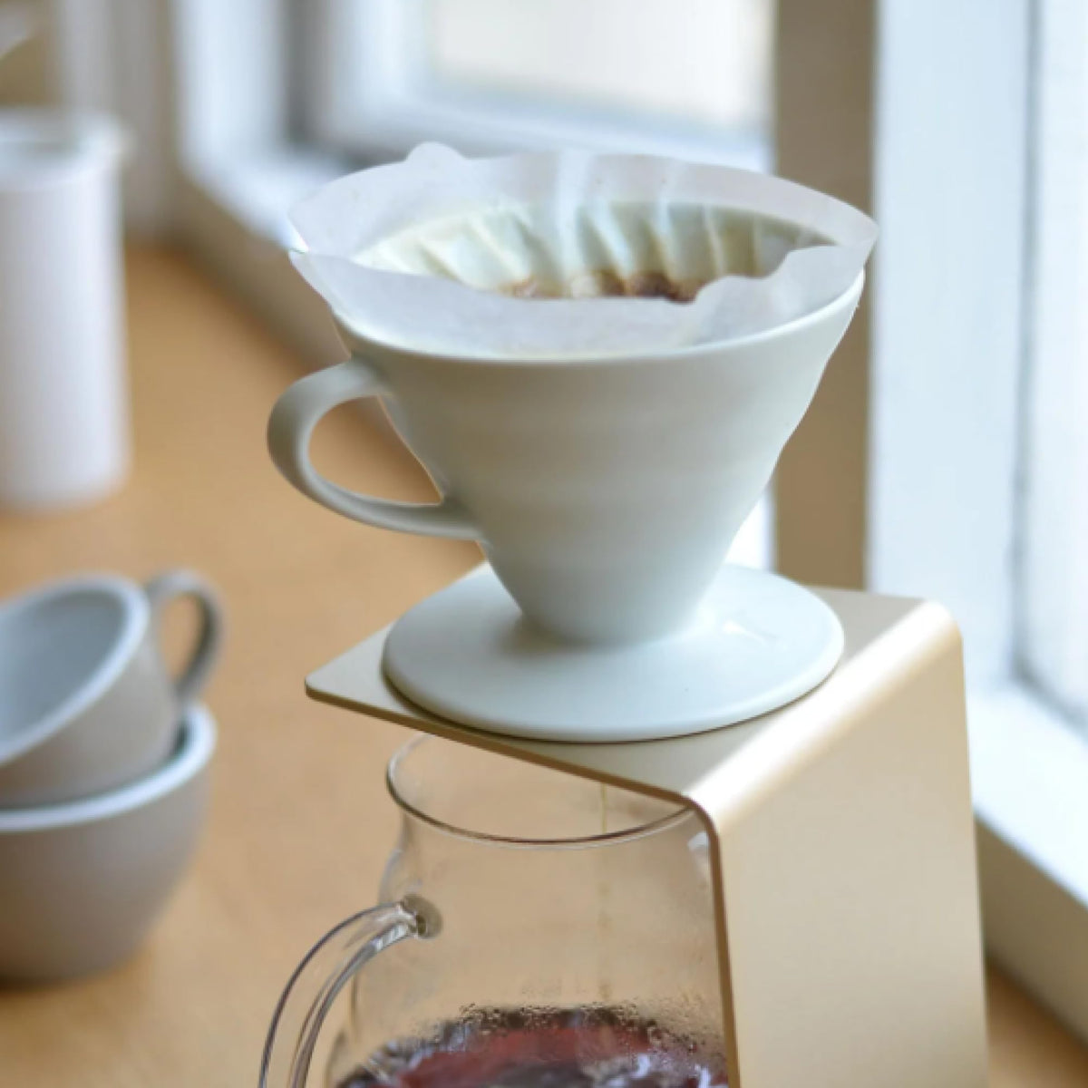 V60 Ceramic Coffee Dripper Pour Over Cone Coffee Maker Size 02