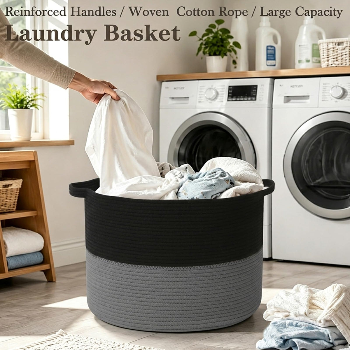 90L Extra Large Blanket Basket