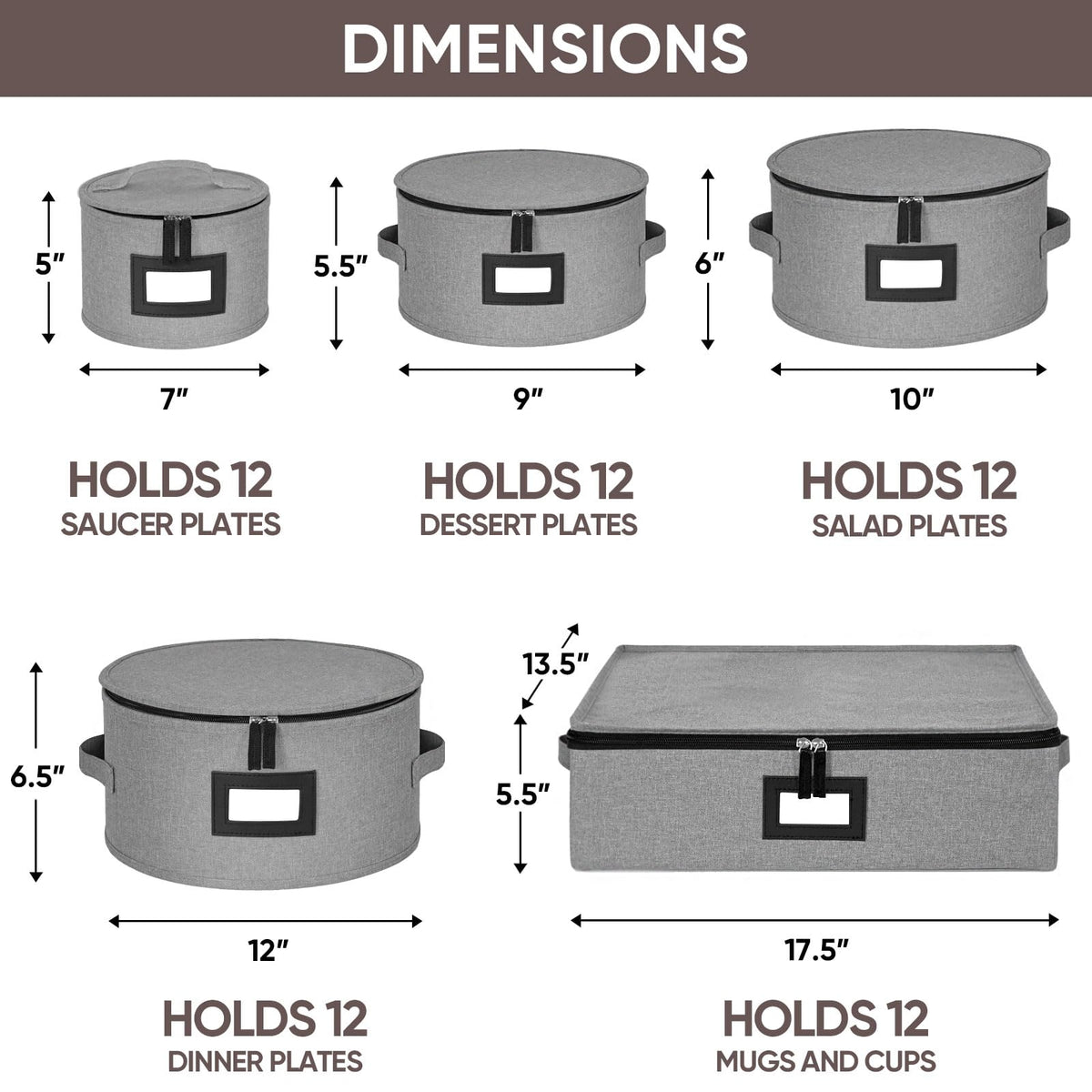 China Storage Containers (5 Count)