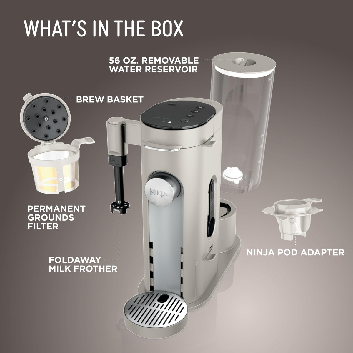 Pod and Grounds Coffee Maker