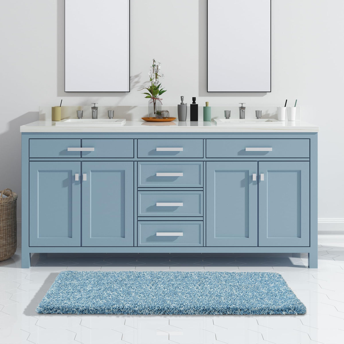 Luxury Bathroom Rugs
