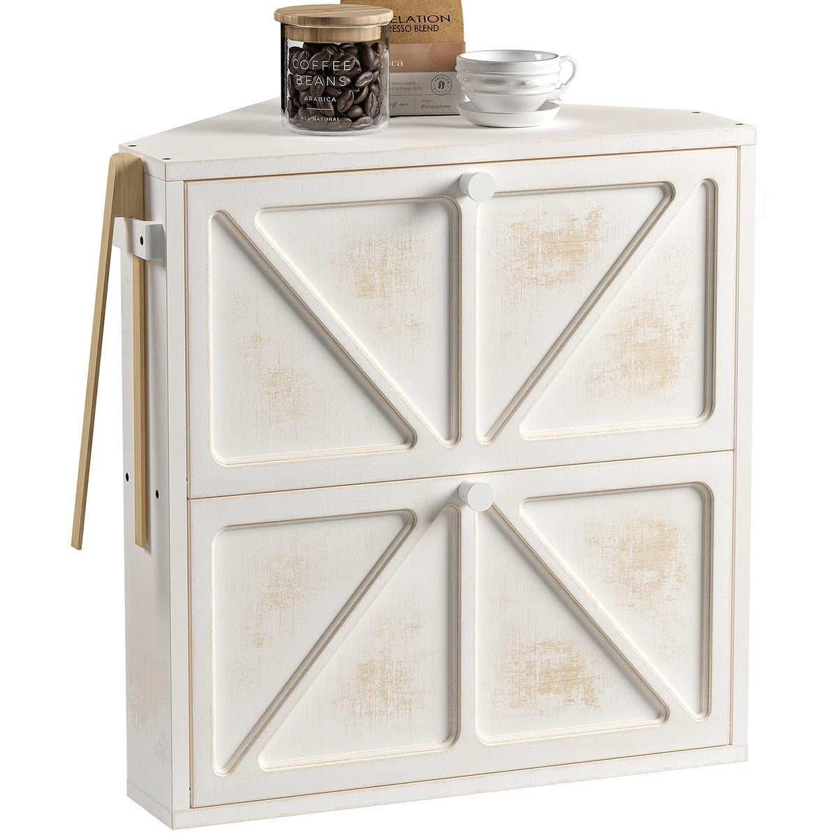 Vintage Corner Bread Box