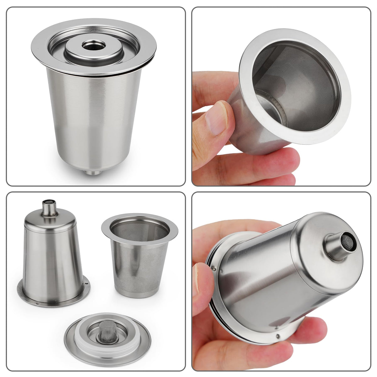 Stainless Steel Reusable Filter Cup